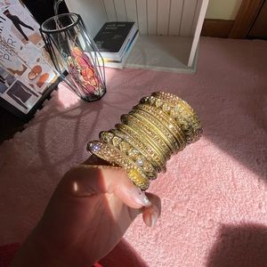 Gold Color Indian Bangles Bracelet